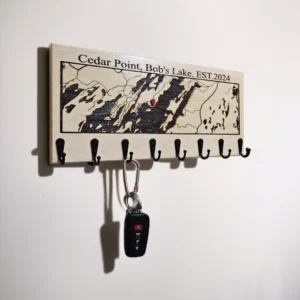Wall key holder for home decor