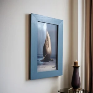 Bleached Blue picture frame